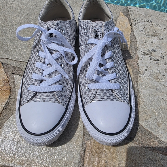 Converse Womens CTAS Gray And White Madison OX Sneakers Size 8 - Picture 5 of 10